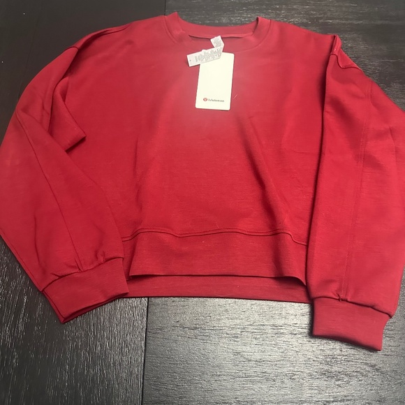 lululemon athletica Sweaters - Lululemon Softstreme Perfectly Oversized Cropped Crew